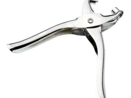 1PC Punch Plier with 100 Rivets Revolving Leather Belt Hand Hole Puncher Online Sale