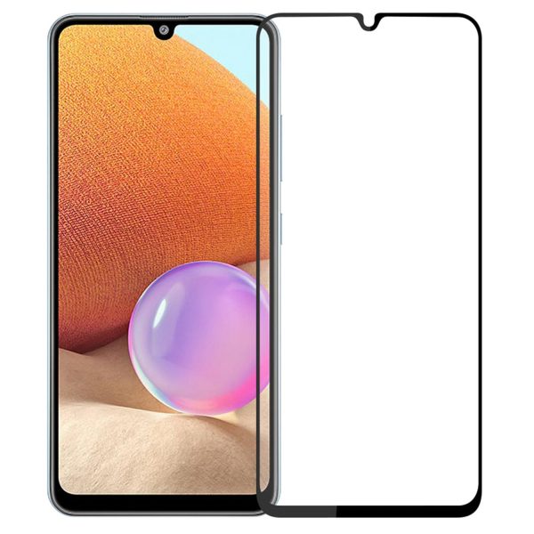 PINWUYO JK Tempered Glass Film Series-2 for Samsung Galaxy A14 5G Sensitive Touch Anti-fingerprint Screen Protector High Aluminum-silicon Glass Full Cover Full Glue Film Supply