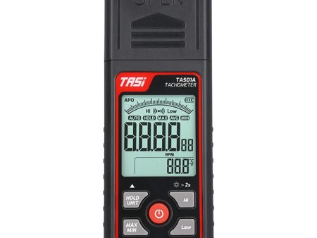 TASI TA501A Handheld Digital Tachometer 2.5-99999RPM Non-contact Rotation Speed Meter for Motors Fans Hot on Sale