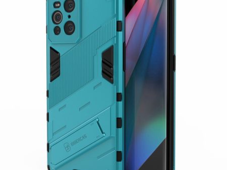 Anti-Drop PC + TPU Hybrid Phone Case Cover with Kickstand Design for Oppo Find X3 X3 Pro Supply