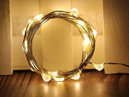 2m   20-LED Wine Bottle Stopper Light Cork String Light Christmas Decoration Lighting for DIY Party Wedding For Discount