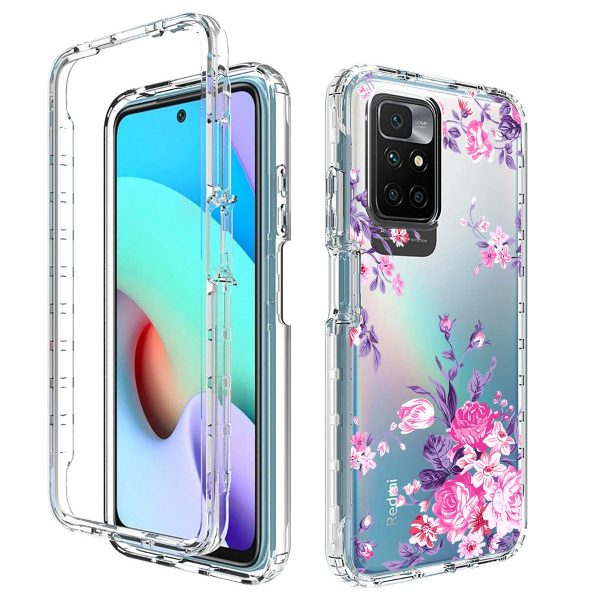 Phone Case For Xiaomi Redmi 10 2022 4G   Redmi 10 4G (2021)   Redmi Note 11 4G (MediaTek)   Redmi 10 Prime, 2-in-1 Pattern Printing Phone Cover Sale