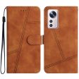 For Xiaomi 12 Pro 5G   12 Pro (Dimensity) 5G   12S Pro 5G Comfortable Skin-touch Feeling Phone Case Wallet Retro PU Leather Imprinted Sewing Line Decor Phone Cover Discount