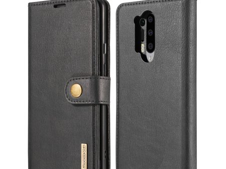 DG.MING Phone Cover Detachable 2-in-1 Split Leather Wallet Shell + PC Back Case for OnePlus 8 Pro For Cheap