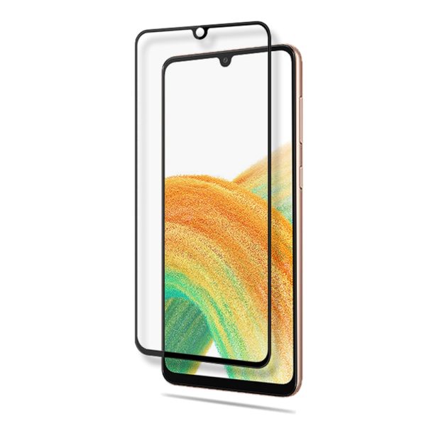 MOCOLO HD Clear Full Covering Full Glue Silk Printing Tempered Glass Screen Film for Samsung Galaxy A33 5G Online Hot Sale