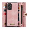 CASEME 008-Series for Samsung Galaxy A72 4G   5G Multi-function Wallet 2-in-1 TPU + Split Leather Phone Shell with Stand Online Sale