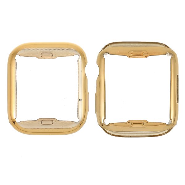 For Apple Watch Series 7   8 41mm Soft TPU Watermark-Free Inner All-Around Clear Protective Case Cover For Cheap