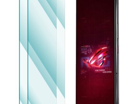 ENKAY HAT PRINCE 2Pcs   Pack for Asus ROG Phone 6 5G   6D 5G   6 Pro 5G 2.5D Arc Edge Tempered Glass Screen Protector 0.26mm 9H Full Glue HD Clear Film Sale