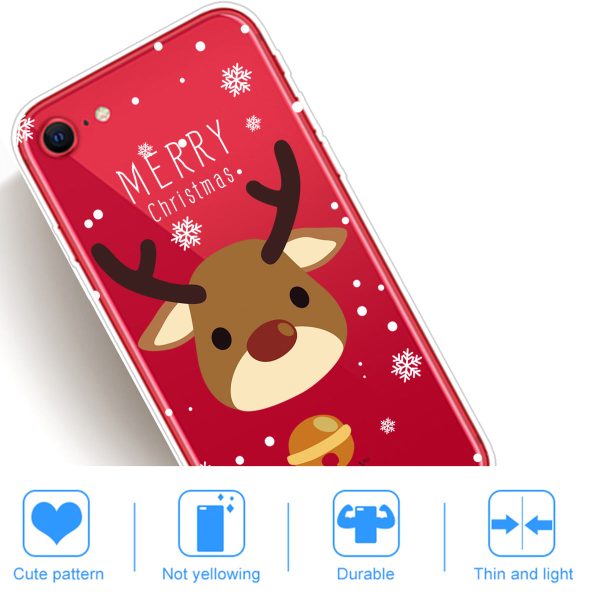 Christmas Style Pattern Printing TPU Phone Case for iPhone 7 8 SE (2020) SE (2022) For Cheap