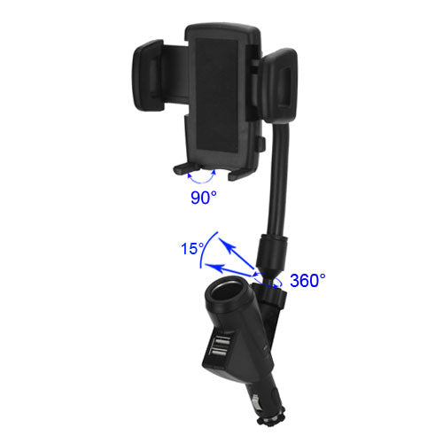 F22+C47 Universal Dual USB Car Charger Cradle Mount Holder for iPhone 5 4S   Samsung i9300 Galaxy S3 Online Sale