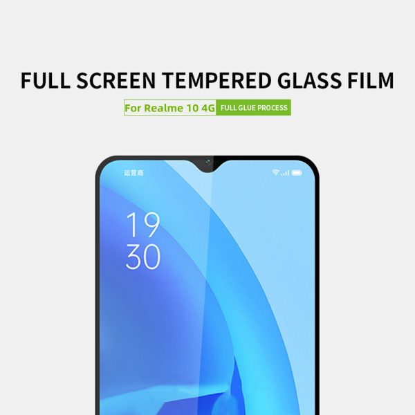 PINWUYO JK Tempered Glass Film Series-2 for Realme 10 4G Anti-explosion High Aluminum-silicon Glass Full Screen Protector on Sale