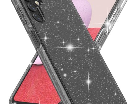 For Samsung Galaxy A14 5G Glittery Powder Soft TPU + Hard PC Protective Phone Case Shockproof Mobile Phone Back Cover Sale