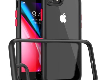 For iPhone 6   6s   7   8 4.7 inch   SE (2020)   (2022) 9H Hardness Tempered Glass + Matte TPU Frame Phone Case Drop-proof Transparent Cover For Discount