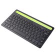 RK-908 Mobile Phone Tablet Universal Keyboard 87-Keys Mini Bluetooth Keyboard with Slot for iPad Portable Wireless Keyboard Support Dual Channel Cheap