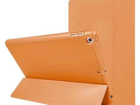 For iPad 10.2 (2020)   (2019)   (2021) Tri-fold Stand Protective Case Microfiber Leather + TPU + Silicone Auto Wake   Sleep Tablet Shell with Pen Slot Online Hot Sale