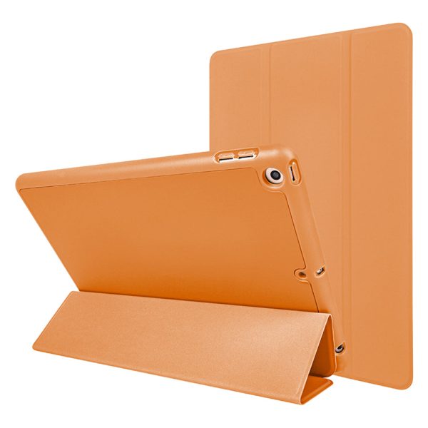 For iPad 10.2 (2020)   (2019)   (2021) Tri-fold Stand Protective Case Microfiber Leather + TPU + Silicone Auto Wake   Sleep Tablet Shell with Pen Slot Online Hot Sale