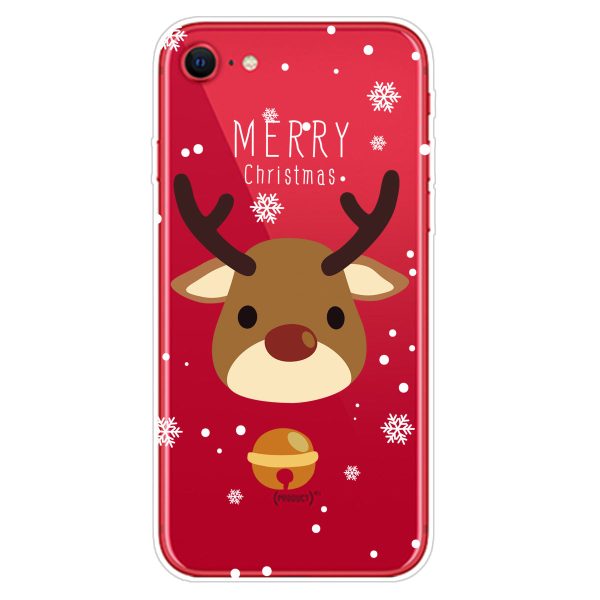 Christmas Style Pattern Printing TPU Phone Case for iPhone 7 8 SE (2020) SE (2022) For Cheap