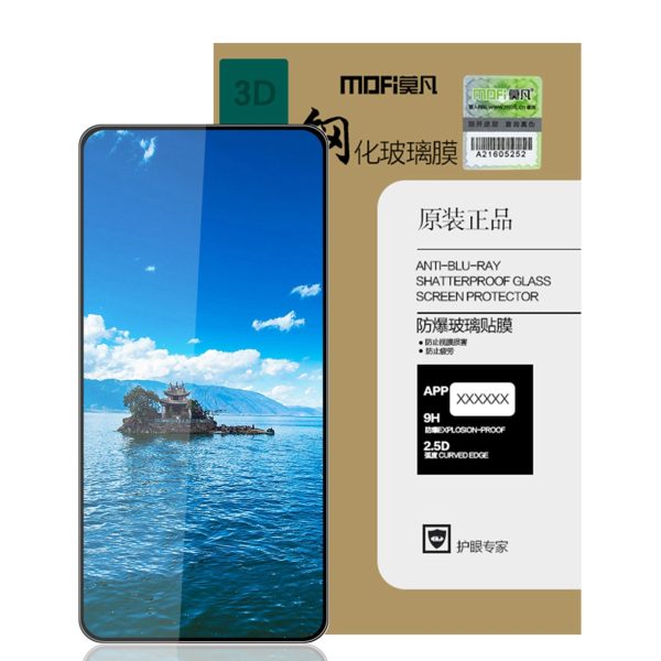 MOFI JK 3D Tempered Glass Film-1 for Xiaomi 12T 5G   12T Pro 5G   Redmi K50 Ultra 5G High Aluminum-silicon Glass Full Glue 3D Curved Full Covering Screen Protector For Discount