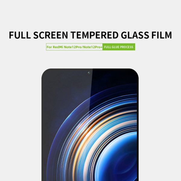 PINWUYO JK Tempered Glass Film Series-2 for Xiaomi Redmi Note 12 Pro 5G   Note 12 Pro+ 5G Full Glue Ultra Clear High Aluminum-silicon Glass Full Screen Protector Cheap