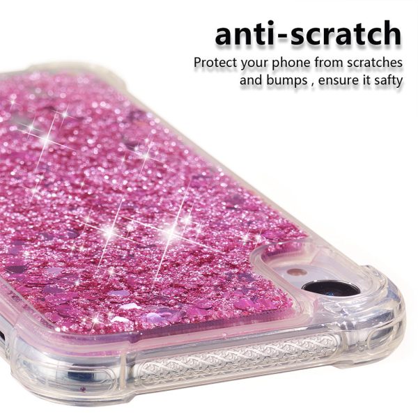 Glitter Powder Quicksand Shockproof TPU Cellphone Casing for iPhone XR 6.1 inch Online Sale