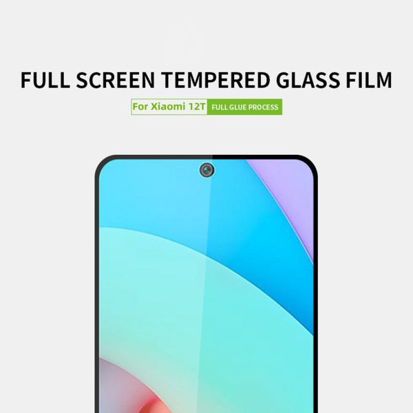 PINWUYO JK Tempered Glass Film Series-2 for Xiaomi 12T 5G   Redmi K50 Ultra 5G   12T Pro 5G Anti-explosion Sensitive Touch Full Glue Full Screen Protector Online