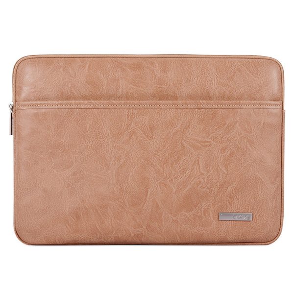 CANVASARTISAN  L38-06 Ultra Thin Sleeve Bag for 15 inch Laptop PU Leather Carrying Case Notebook Portable Bag Hot on Sale