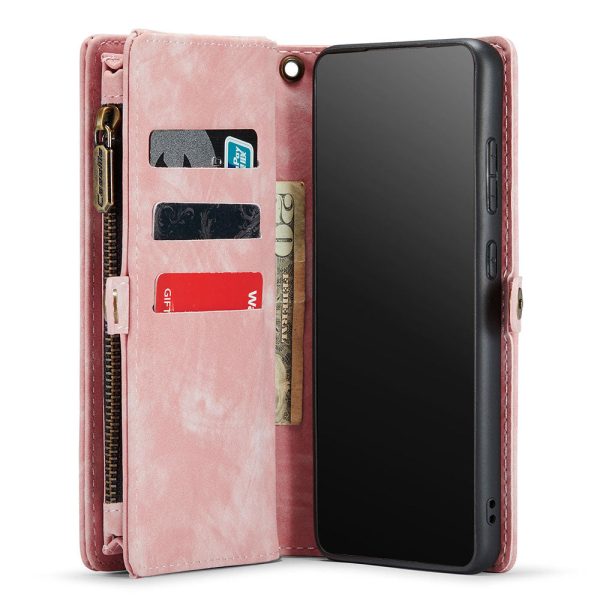 CASEME 008 Series Split Leather Cover for Samsung Galaxy S20 Ultra Wallet Phone Case Shockproof Folio Flip Cover Discount