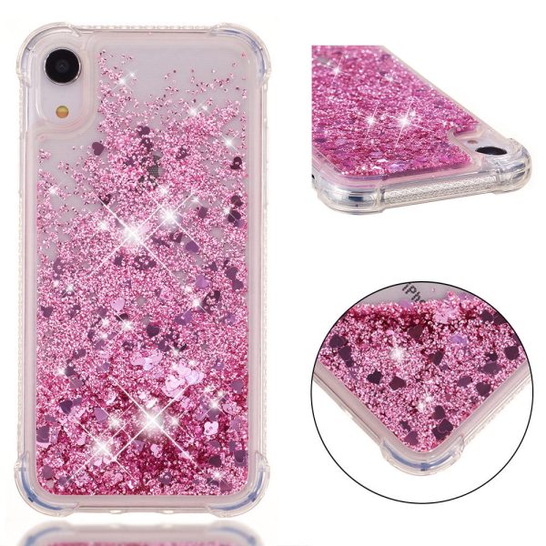 Glitter Powder Quicksand Shockproof TPU Cellphone Casing for iPhone XR 6.1 inch Online Sale