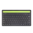 RK-908 Mobile Phone Tablet Universal Keyboard 87-Keys Mini Bluetooth Keyboard with Slot for iPad Portable Wireless Keyboard Support Dual Channel Cheap