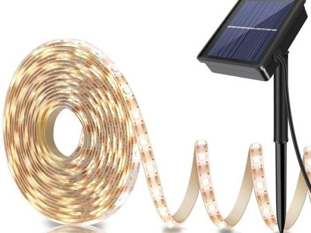 3m 5m Solar LED Strip Light Flexible Tape Outdoor Waterproof Garden Fence Lamp Light Online Hot Sale