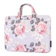 CANVASARTISAN H40-B01 Laptop Sleeve 14-inch Rose Pattern Printed  Laptop Carrying Case Protective Computer Bag with Outer Pouch Online Sale