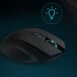 FUDE I720 2.4G Wireless Silent Mouse E-Sports Gaming Mouse Portable Cordless Mice for Home, Office (without Battery) Hot on Sale