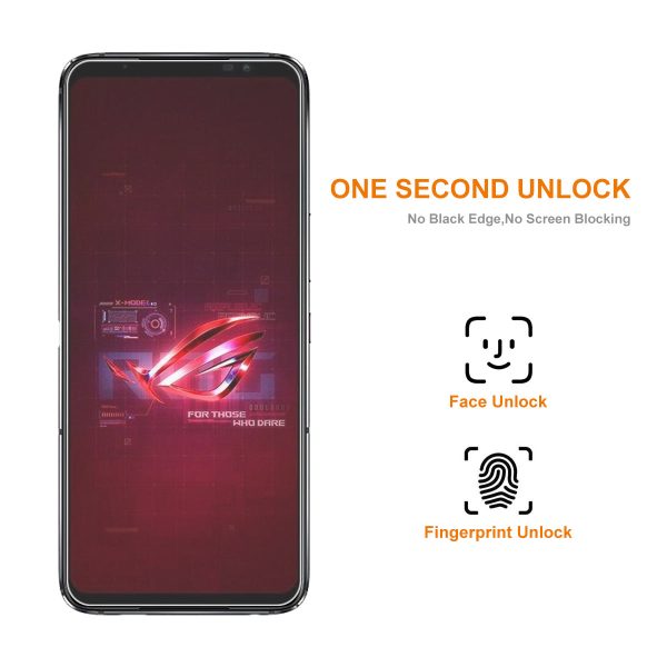 ENKAY HAT PRINCE 2Pcs   Pack for Asus ROG Phone 6 5G   6D 5G   6 Pro 5G 2.5D Arc Edge Tempered Glass Screen Protector 0.26mm 9H Full Glue HD Clear Film Sale