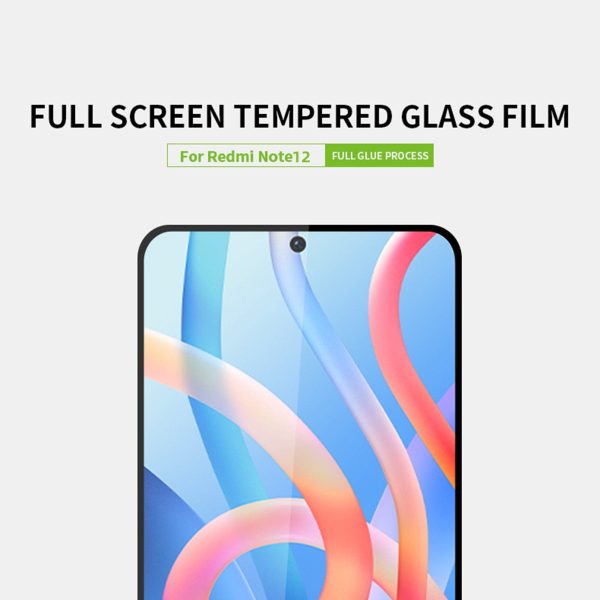 PINWUYO JK Tempered Glass Film Series-2 for Xiaomi Redmi Note 12 5G Full Covering High Aluminum-silicon Glass Full Glue Screen Protector Cheap