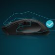 FUDE I720 2.4G Wireless Silent Mouse E-Sports Gaming Mouse Portable Cordless Mice for Home, Office (without Battery) Hot on Sale